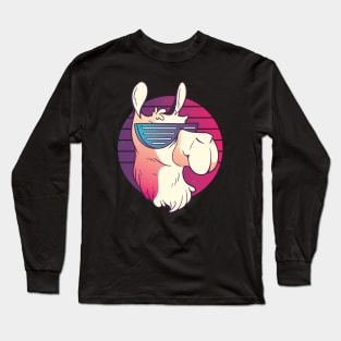 Retro Llama Long Sleeve T-Shirt